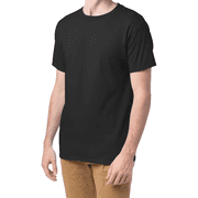 Hanes Essential Black T-Shirt for Men, Short Sleeve Classic 100 Cotton Tee, 3 Pack, L