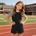 thumbnail image 5 of FAIWAD Boys Girls 2 Piece Summer Outfits Short Sleeve Pullover Tops and Shorts Kids Clothing Set Sweatsuit, 5 of 9