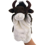 Plush Cow Bull Hand Puppets Stuffed Animals Toys for Imaginative Pretend Play Storytelling