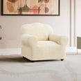 thumbnail image 2 of Chair Cover Armchair Cover Armchair Slipcover Cotton Fabric Slipcover Piece Form Fit Stretch Stylish Furniture Protector Mille Righe Collection (Chair) (), 2 of 7