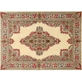 thumbnail image 1 of Ahgly Company Indoor Rectangle Traditional Brown Gold Medallion Area Rugs, 2' x 4', 1 of 6