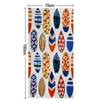thumbnail image 2 of Microfiber Beach Towel 75*150cm,Super Absorbent Coconut Surfboards Pattern Swim Beach Towels,Surfboard, 2 of 5