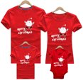 thumbnail image 1 of Ropa a juego para la familia de Navidad, camiseta de dibujos animados de Papá Noel, letras para padre, madre e hijos, camiseta de Año Nuevo para mamá y yo, 1 of 5