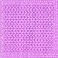 thumbnail image 1 of Ahgly Company Indoor Square Oriental Purple Modern Area Rugs, 6' Square, 1 of 4