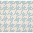 thumbnail image 4 of Safavieh Dhurries 6' Square Hand Woven Flat Weave Wool Rug, 4 of 5