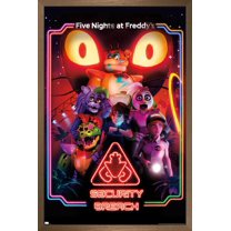 Five Nights at Freddy's: Security Breach - Key Art Wall Poster, 22.375" x 34" Framed