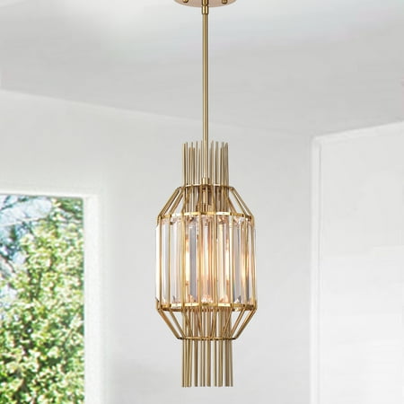 Brass Cage Pendant Light