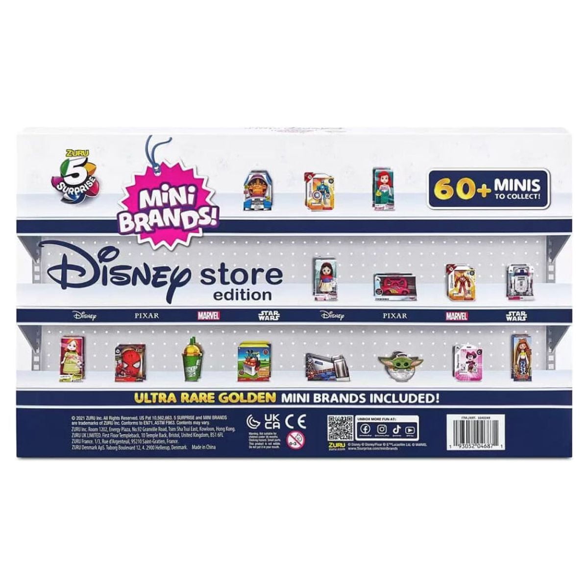 Mini Brands Disney Store 60+ Ultra Rare Golden Minis to Collect, Novelty &  Gag Toys