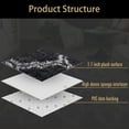 thumbnail image 2 of Homore Geometric Area Rugs for Bedroom Living Room Decor 6' x 9' Dark Gray/White, 2 of 8