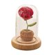thumbnail image 5 of Flor de Flor de punto hecha a mano con centro de mesa de cúpula Mano de obra exquisita Rosa de Cumpleaños Boda Regalo del día de BLESIY Rosa De Ganchillo, 5 of 8