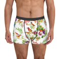 thumbnail image 4 of Wukai Birds And Flowers Print Men’s Underwear Breathable Boxer Briefs,&nbsp;Moisture Wicking & Breathable-Large, 4 of 7