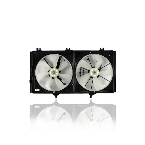 Dual Radiator and Condenser Fan Assembly - Pacific Best Inc. Fit/For TO3117101 07-11 Toyota Camry USA 3.5L V6, 05-12 Avalon, 09-16 Venza-3.5L Without Tow Package Fits select: 2007-2011 LEXUS ES