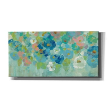 Epic Graffiti 'Spring Aroma I' by Silvia Vassileva, Canvas Wall Art, 40"x20"