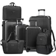 thumbnail image 1 of 7-Piece Luggage Set with 7-in-1 toiletry bag Backpack & Duffel – Hardshell Spinner Suitcase Set with TSA Lock, 1 of 13