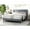 Grey, variant on Gray Velvet Bed with Geometric Headboard | Queen Size in Bedroom, No Box Spring, Cozy Feel