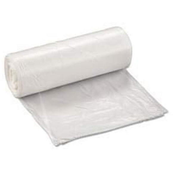 Integrated Bagging Systems WSL2424LTN 24 x 24 in. 10 gal, 0.35 mm, Low-Density Can Liner, Clear - 50 Per Roll