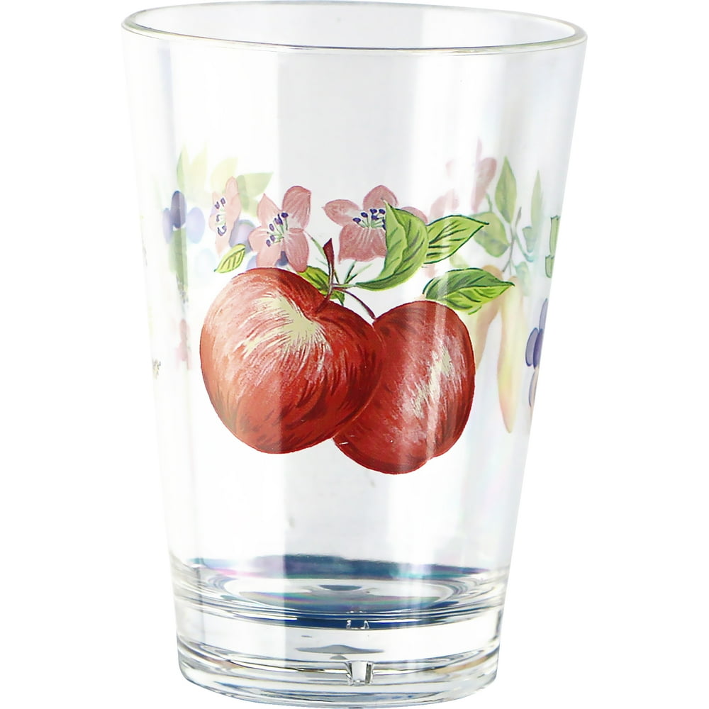 Corelle Coordinates Chutney 8oz Acrylic Juice Glass set of 6