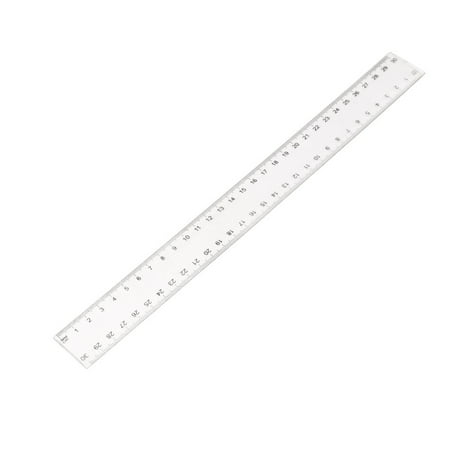 Qianli Plastic ruler, graduation, transparent 30cm | Walmart Canada