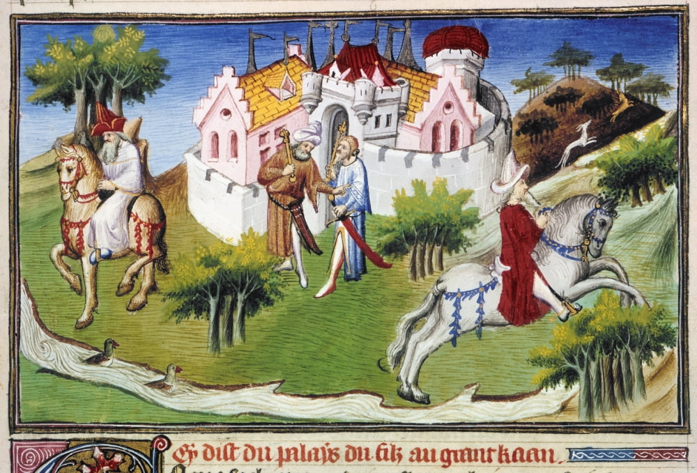 Marco Polo Peking. /Nview Of Peking, China, From From The 'Livre De