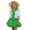 Green, variant on Girls Performance Dance Colorful Tutu Skirt And Top Outfit for School Play Cheerleading Recital Party 3 Piece Sets Green Size 3-4 Y