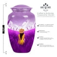 thumbnail image 2 of Purple Urn for Ashes Adult Male, Burial Urn, Large Cremation Funeral Urns for Human Ashes Adult Female, Decorative Urns for Human Ashes(Size - 10inch), 2 of 4