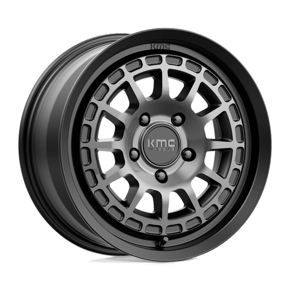 Kmc Km719 Canyon 17X8 5X114.3 35Et 100.3Cb Satin Black With Gray Tint Wheel