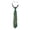 Green, variant on Punk Metal Chain Pre-Tied Necktie for Women Men, Cravate Pour Femme, Adjustable Uniform Tie for School Prom Party Business 1PC Pink