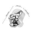 thumbnail image 2 of USHOBE 20Pcs Metal Nail Rivet Studs Silver Alloy DIY Projects for Jewelry Fashion Accessory, 2 of 8