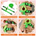 thumbnail image 3 of 4 Sets Adjustable Bunny Rabbit Harness and Leash Set Small Pet Cute Vest Harness Leash with Decoration for Bunny Ferret Small Pets(Fruit), 3 of 7