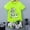 Light Green, variant on RTKFRFLM Boys Casual Summer T-Shirt and Shorts Set, Comfortable Playwear Outfit, 3-12Y