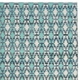 thumbnail image 5 of SAFAVIEH Montauk Jefferson Geometric Quatrefoils Cotton Area Rug, Turquoise/Multi, 8' x 10', 5 of 7