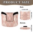 thumbnail image 2 of Haosy Rose Beige Block Golf Mallet Putter Cover Strong Magnetic Leather Golf Club Headcover Closure, 2 of 7