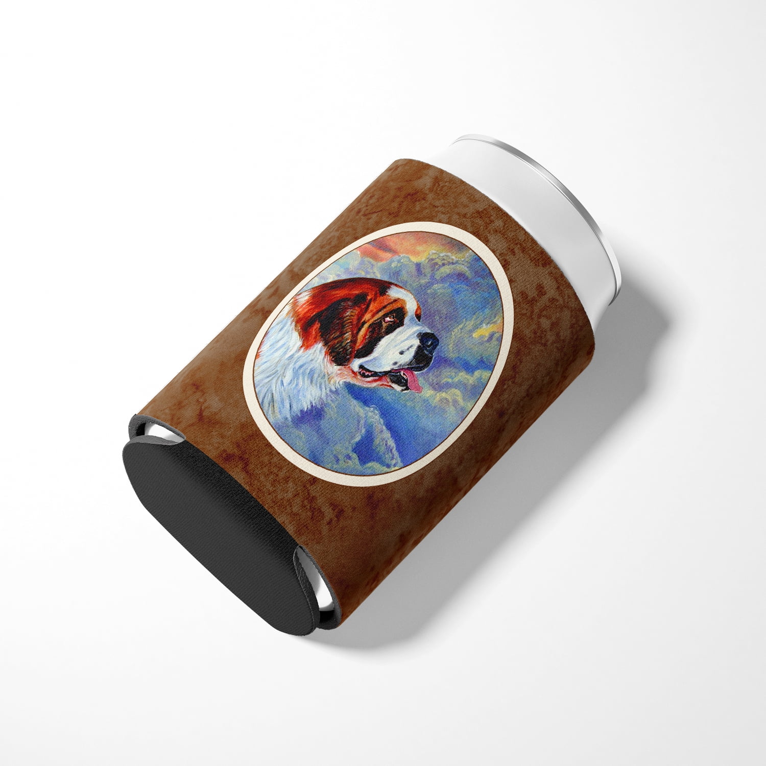 Carolines Treasures 7085CC Saint Bernard Loyalty Can or Bottle Hugger Can Hugger multicolor