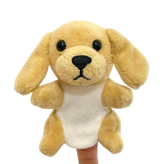 Lindos juguetes de marionetas de dedo de animales, marionetas de mano de dedo de vaca de peluche, juguetes novedosos, accesorios para muñecos de dedo, marionetas de dedo de animales, presentes para j