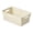F, variant on Plastic Storage Basket Organizer, Fmnung Kitchen Cabinet Storage Bin with Breathable Holes, Stackable Vegetable Fruit Holder for Snacks Sundries, Desktop Home Organization, 9.8 x 3.9 x 6.7 Inch