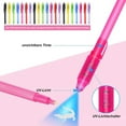 thumbnail image 6 of Denhf 2Pcs Invisible Ink Pen, Magic Pen wih UV Light, Spy Pens for Secret Message, Birthday Party Favors, Ideal Gifts for Christmas Easter Halloween, Magic Marker, 20ml, Green, 6 of 8