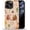 A Bohemian Pattern, variant on Case for iPhone 16, Shockproof TPU Bumper Drop Protection Hybrid 2-Layer Hard Cover Case for iPhone 16-Leaved Lemon