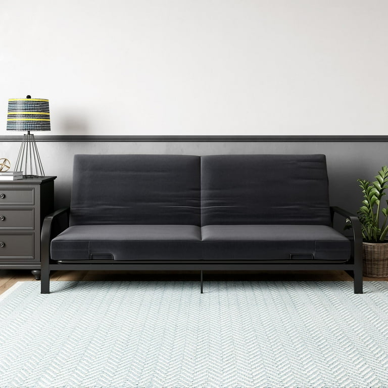 Metal arm futon walmart assembly deals