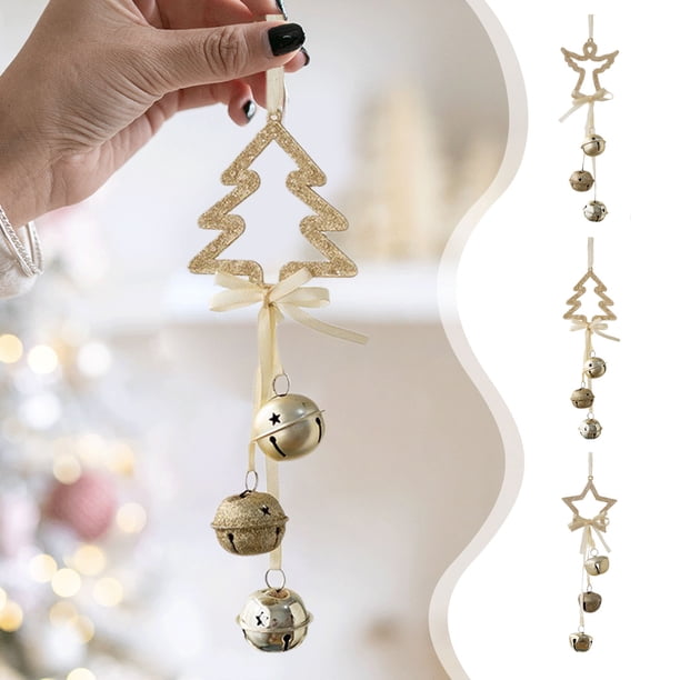 onlyliua para El Hogar Hermosas Decoraciones Navideñas Campanas Duchas Ventana Porche Árbol de Navidad Colgante Decoración Navideña para El Hogar Regalos