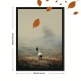 thumbnail image 3 of Man and Sheep Foggy Canvas Wall Art 15.75x11.81 Inches, 3 of 8