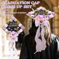 thumbnail image 6 of Kicpot Graduation Cap Decorations Kit DIY Grad Cap with Flower 3D Butterfly glitter premium construction paper for DIY Grad Cap 2026 Graduation Party Decorations Supplies, 6 of 9