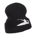 thumbnail image 4 of Kayak Sports Embroidered Long Beanie - Black OSFM, 4 of 5