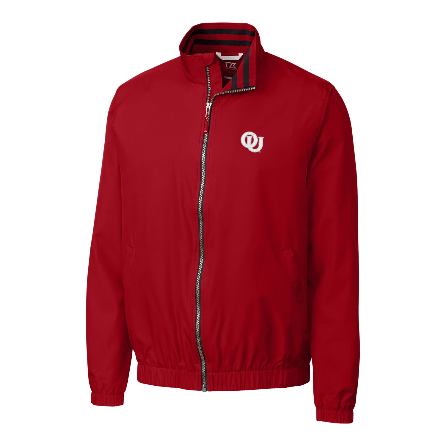 Oklahoma Sooners Cutter & Buck Nine Iron Vault Logo Full Zip Jacket