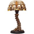 thumbnail image 3 of Ebros Gift Incomplete Resurrection Skull Faced Lamp Resin Home Decor, 3 of 5
