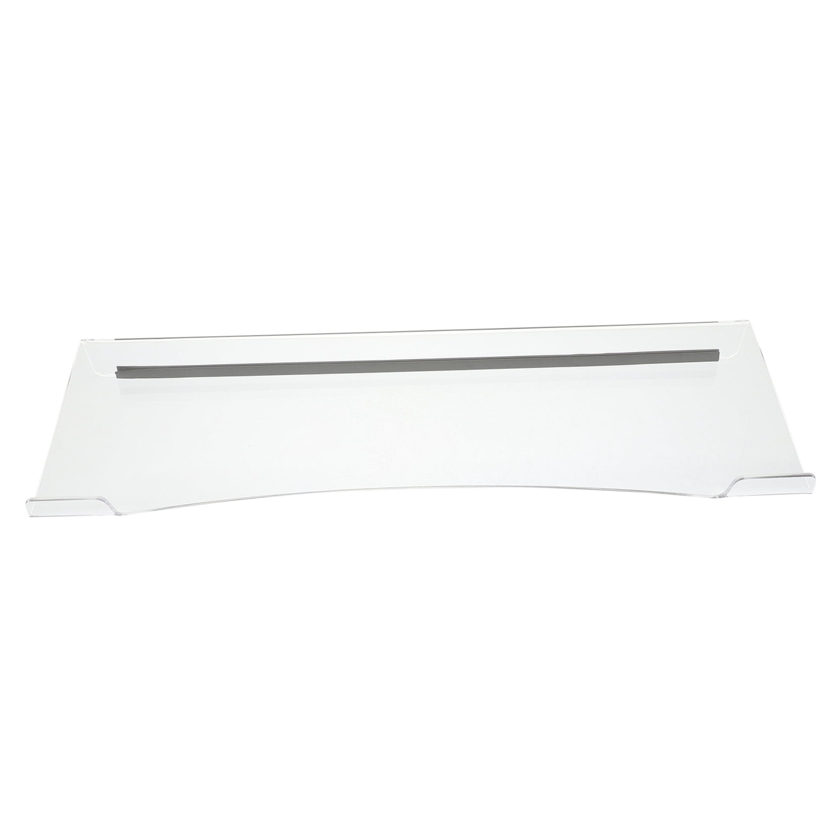 HONMEET Clear Acrylic Keyboard Stand Ergonomic Desktop Riser for Comfortable Typing and Organized Workspace Setup