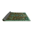 thumbnail image 2 of Ahgly Company Indoor Square Persian Turquoise Blue Traditional Area Rugs, 4' Square, 2 of 4