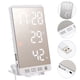 thumbnail image 5 of 1 reloj despertador LED con pantalla de temperatura y humedad para dormitorio, 5 of 7
