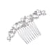thumbnail image 5 of Peineta de novia con diamantes de imitación, tocado de moda, accesorio para el cabello de fiesta para mujeres (plata), 5 of 5