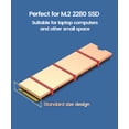 thumbnail image 3 of Copper M.2 HeatSink with Nano Thermal Pads, NVMe NGFF Pure Copper SSD Cooler Solid State Disk Radiator for Laptop Desktop Copper II, 3 of 6