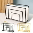 thumbnail image 1 of YYV Gifts Table Napkin Rack Modern Metal Napkin Rack for Kitchen Tables and Countertops Cocktail Napkin Rack for Indoor and Outdoor Use Black, 1 of 7